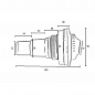Форсунка Kokido Olimpic K004BU/W (ver2) стеновая (белая)
