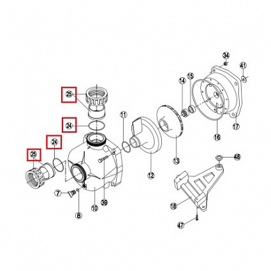 Накидная гайка насоса Kripsol KNG EK50.B (500100255000)