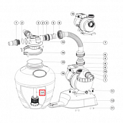 Дюзовая коробка 89033603 в комп-ке с трубой для Aquaviva FSU