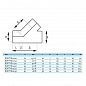 Тройник клеевой 45° EFFAST d20 мм (RDRTYD0200)
