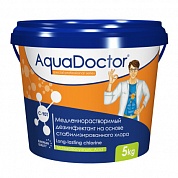Дезинфектант для бассейна на основе хлора длительного действия AquaDoctor C-90T 5 кг