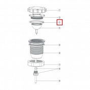 Уплотнительное кольцо прожектора Aquaviva LED/UL-50