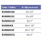 Муфта переходная металл BР EFFAST d25x3/4" (RGRBBD025C)