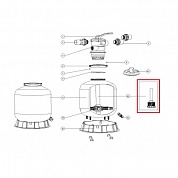 Дюзовая коробка 89011603 в комплекте с трубой для Aquaviva P400