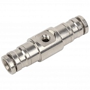Прямое соединение AquaViva 1/4" под 2 форсунки