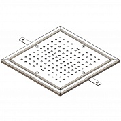 Решетка донного слива Aquaviva, 300*300мм, бетон, AISI-304